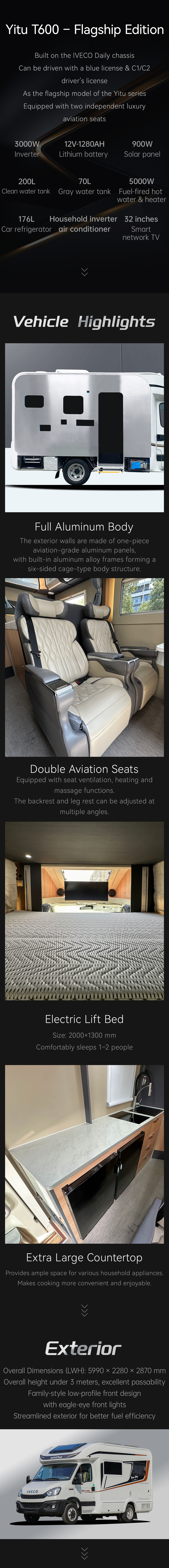 【Yitu T600 - Flagship Edition】Ultimate experience with all-aluminum body & airline seats; perfect blend of luxury and practicality detail 5